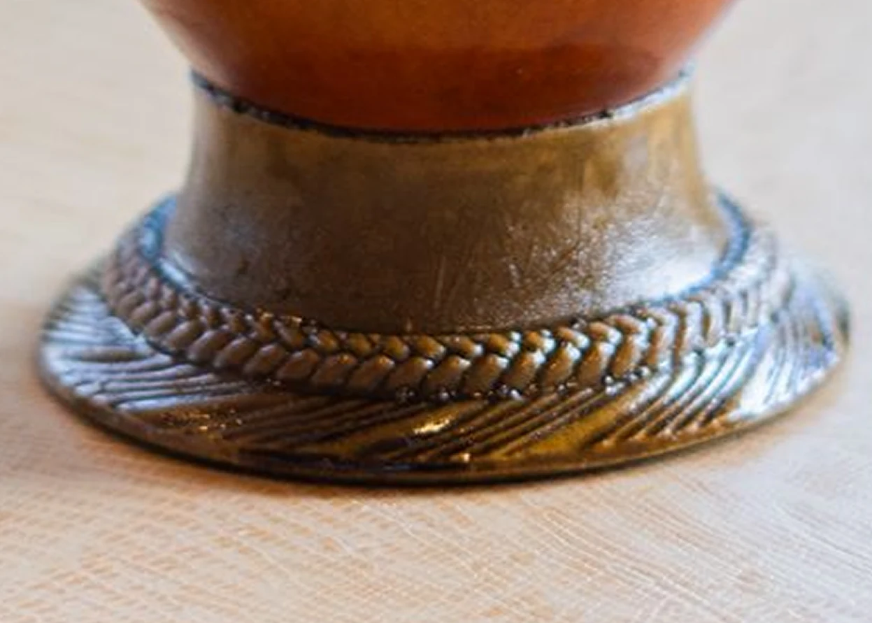 Mate Porongo Pie de Masa — detalle 1